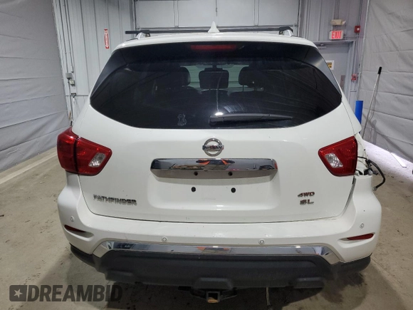 2020 Nissan Pathfinder SL z VIN 5N1DR2CMXLC613288, wystawiony jako Copart lot #50378545 z przebiegiem 104 916 mil mil oraz Szkoda całkowita • Salvage title. Historia ofert i sprzedaży dostępna na DreamBid. Obrazek 6.