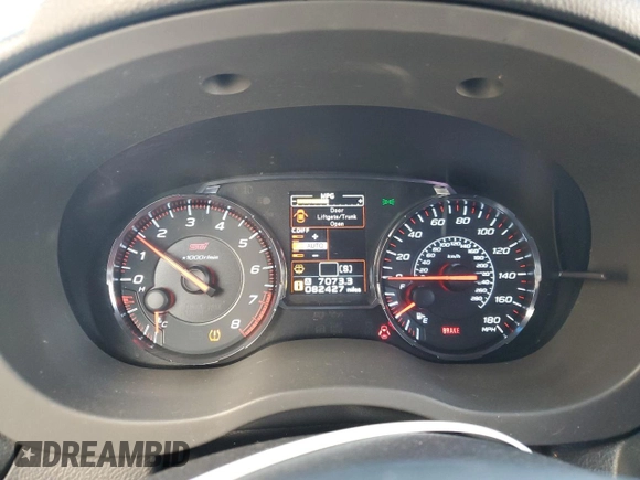 2019 Subaru WRX STI with VIN JF1VA2S68K9802381, listed as a Copart auction lot 87599415 with 82,427 mi miles and Clean Title. Bid and sale history available at carsss.com. Image 9.