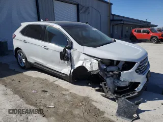 2020 Ford Edge SEL with VIN 2FMPK4J91LBA68917, listed as a Copart auction lot 47424595 with 40,096 mi miles and Salvage Title. Bid and sale history available at carsss.com. Image 4.