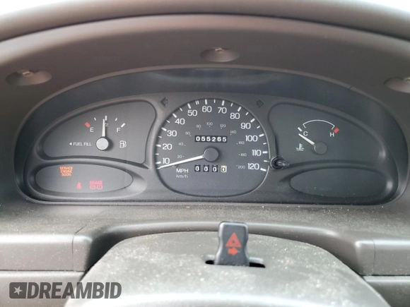 1997 Ford Escort LX z VIN 1FALP13P2VW326223, wystawiony jako Copart lot #74509294 z przebiegiem 55 265 mil mil oraz Szkoda całkowita • Salvage title. Historia ofert i sprzedaży dostępna na DreamBid. Obrazek 9.