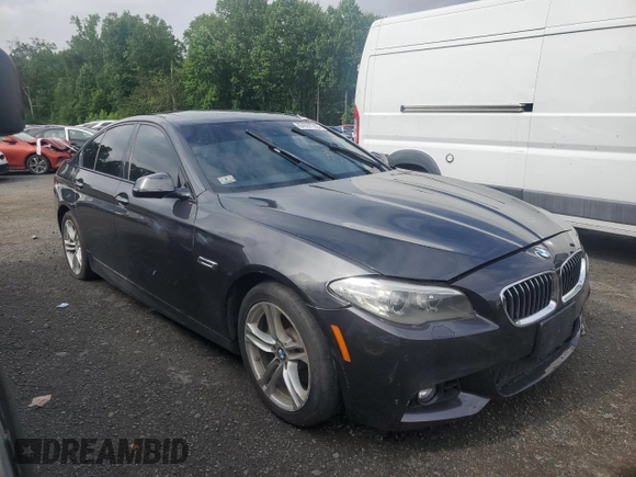 2014 BMW 5 Series 528i xDrive with VIN WBA5A7C52ED616475, listed as a Copart auction lot 64597745 with 91,306 mi miles and Salvage title. Bid and sale history available at DreamBid. Image 4.