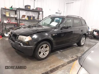 2004 BMW X3 3.0i with VIN WBXPA93434WA64007, listed as a IAAI auction lot 41420728 with 176,746 mi miles. Bid and sale history available at carsss.com. Image 18.