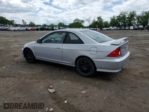 2004 Honda Civic LX z VIN 1HGEM22544L074056, wystawiony jako Copart lot #58353295 z przebiegiem 134 566 mil mil oraz Czysty tytuł • Clean title. Historia ofert i sprzedaży dostępna na DreamBid. Obrazek 2.