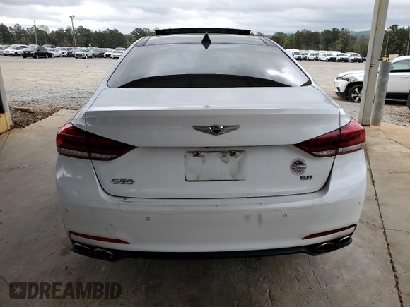 2017 Genesis G80 Ultimate z VIN KMHGN4JF9HU213796, wystawiony jako Copart lot #51531425 z przebiegiem 112 723 mil mil oraz Szkody całkowita. Historia ofert i sprzedaży dostępna na DreamBid. Obrazek 6.