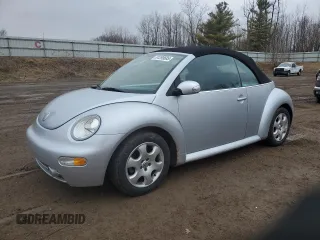 2003 Volkswagen Beetle GLS z VIN 3VWCK21Y23M300595, wystawiony jako Copart lot #51289685 z przebiegiem 74 698 mil mil oraz Czysty tytuł • Clean title. Historia ofert i sprzedaży dostępna na DreamBid. Obrazek 1.