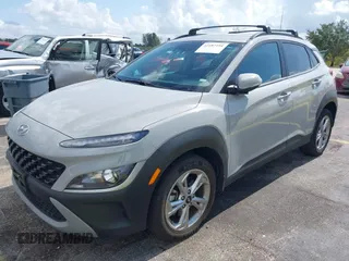 2023 Hyundai Kona SEL with VIN KM8K6CAB3PU062015, listed as a IAAI auction lot 42187191 with 35,599 mi miles. Bid and sale history available at carsss.com. Image 2.