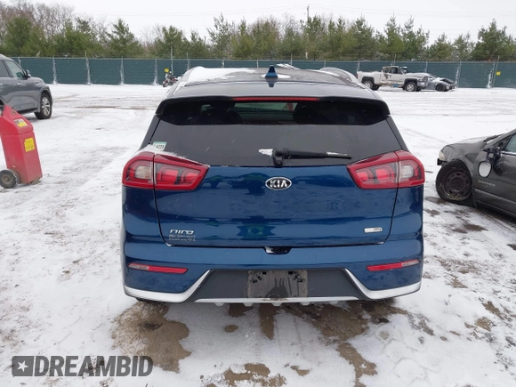 2019 Kia Niro LX with VIN KNDCB3LC5K5216561, listed as a IAAI auction lot 41004309 with 121,617 mi miles and . Bid and sale history available at DreamBid. Image 17.