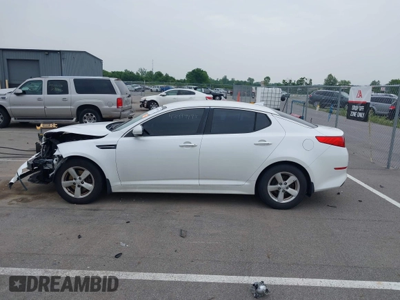 2014 Kia Optima LX with VIN KNAGM4A7XE5481131, listed as a IAAI auction lot 42494495 with 97,223 mi miles and . Bid and sale history available at DreamBid. Image 15.