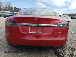 2020 Tesla Model S Long Range with VIN 5YJSA1E26LF353676, listed as a Copart auction lot 46467155 with 57,189 mi miles and Salvage Title. Bid and sale history available at carsss.com. Image 6.