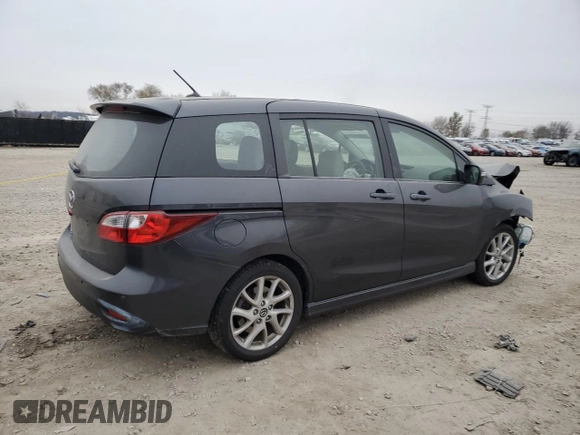 2013 Mazda 5 Touring with VIN JM1CW2CL8D0162400, listed as a Copart auction lot 82558624 with Not provided miles and Salvage title. Bid and sale history available at DreamBid. Image 3.