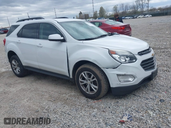 2017 Chevrolet Equinox LT with VIN 2GNALCEK8H1555728, listed as a IAAI auction lot 42039489 with 109,139 mi miles. Bid and sale history available at carsss.com. Image 1.