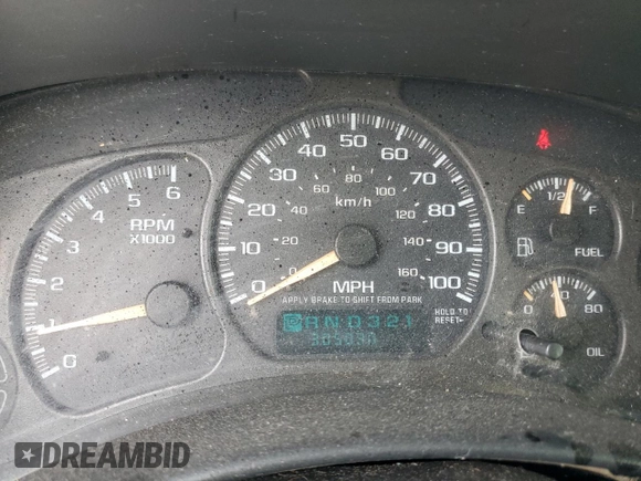 2002 Chevrolet Suburban LT with VIN 1GNEC16ZX2J327776, listed as a Copart auction lot 44775145 with 305,030 mi miles and Salvage Title. Bid and sale history available at carsss.com. Image 9.