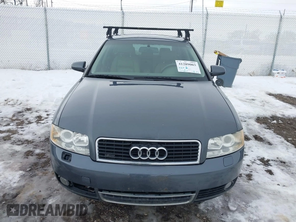 2003 Audi A4 3.0L with VIN WAULT68E73A150996, listed as a IAAI auction lot 41289003 with 119,657 mi miles. Bid and sale history available at carsss.com. Image 12.