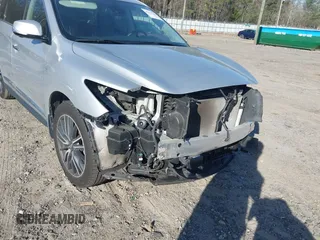 2019 Infiniti QX60 Luxe with VIN 5N1DL0MN8KC555323, listed as a IAAI auction lot 41824366 with 83,596 mi miles and . Bid and sale history available at DreamBid. Image 6.