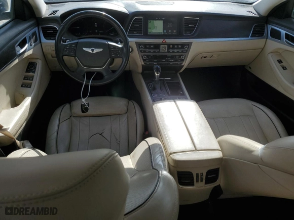 2015 Hyundai Genesis 5.0L with VIN KMHGN4JFXFU085128, listed as a Copart auction lot 51349885 with 189,475 mi miles and Salvage Title. Bid and sale history available at carsss.com. Image 8.