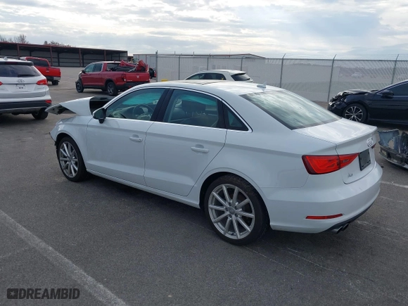 2015 Audi A3 1.8T Premium with VIN WAUACGFF8F1004619, listed as a IAAI auction lot 40755574 with 22,664 mi miles. Bid and sale history available at carsss.com. Image 3.