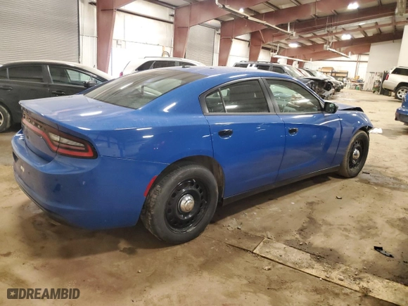2019 Dodge Charger Police with VIN 2C3CDXKT4KH626526, listed as a Copart auction lot 47269085 with NaN miles and Salvage Title. Bid and sale history available at carsss.com. Image 3.