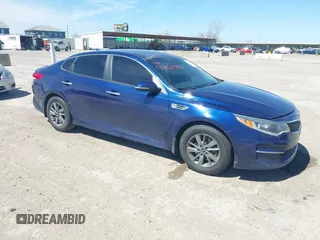 2016 Kia Optima LX Turbo with VIN 5XXGT4L13GG030586, listed as a IAAI auction lot 41824682 with 147,401 mi miles. Bid and sale history available at carsss.com. Image 13.