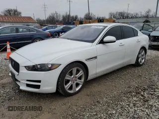 2017 Jaguar XE with VIN SAJAJ4BN4HA971950, listed as a Copart auction lot 86539634 with 86,530 mi miles and Salvage Title. Bid and sale history available at DreamBid. Image 1.