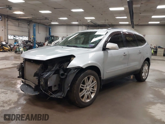 2013 Chevrolet Traverse LT with VIN 1GNKVGKD8DJ107615, listed as a IAAI auction lot 41785699 with 173,646 mi miles and . Bid and sale history available at DreamBid. Image 2.