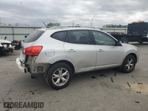 2008 Nissan Rogue SL with VIN JN8AS58V08W119353, listed as a Copart auction lot 51059095 with 222,771 mi miles and Salvage Title. Bid and sale history available at DreamBid. Image 3.