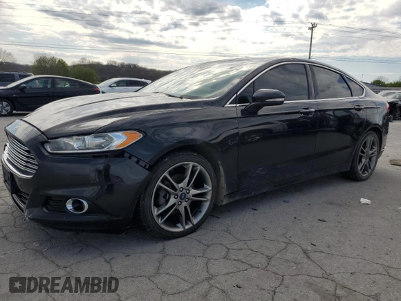 2015 Ford Fusion Titanium with VIN 3FA6P0D94FR308849, listed as a Copart auction lot 50436205 with 214,565 mi miles and Clean Title. Bid and sale history available at carsss.com. Image 1.