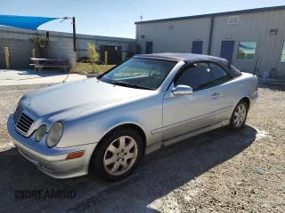 2003 Mercedes-Benz CLK-Class 3.2L with VIN WDBLK65G53T141583, listed as a Copart auction lot 80689434 with 75,452 mi miles and Salvage Title. Bid and sale history available at carsss.com. Image 1.