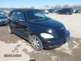 2005 Chrysler PT Cruiser with VIN 3C3EY45XX5T572509, listed as a IAAI auction lot 41733696 with 141,468 mi miles. Bid and sale history available at carsss.com. Image 1.