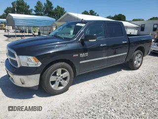2017 Ram 1500 Big Horn with VIN 3C6RR6LT8HG789437, listed as a Copart auction lot 61106335 with 196,359 mi miles and Salvage title. Bid and sale history available at DreamBid. Image 1.
