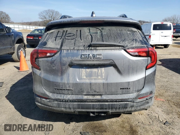 2021 GMC Terrain SLT with VIN 3GKALVEV2ML316283, listed as a Copart auction lot 49054425 with 73,626 mi miles and Non Repairable. Bid and sale history available at DreamBid. Image 6.
