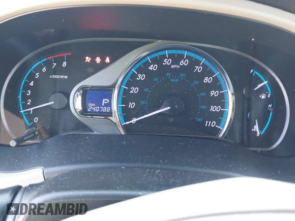 2012 Toyota Sienna XLE AAS with VIN 5TDYK3DC1CS186331, listed as a IAAI auction lot 41545031 with 240,788 mi miles and . Bid and sale history available at DreamBid. Image 7.