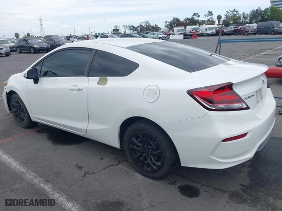 2015 Honda Civic Coupe LX with VIN 2HGFG3B55FH517865, listed as a IAAI auction lot 42056572 with 147,074 mi miles. Bid and sale history available at carsss.com. Image 14.