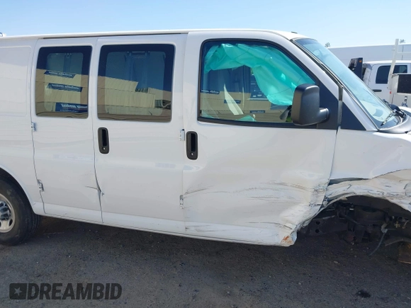 2023 Chevrolet Express Cargo с VIN 1GCWGAFP2P1109998, выставлен на аукционе IAAI как лот 42328435 с пробегом 5 258 миль миль и . История ставок и продаж доступна на DreamBid. Изображение 20.