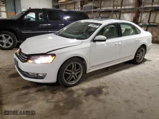 2013 Volkswagen Passat TDI SEL Premium with VIN 1VWCN7A36DC138952, listed as a Copart auction lot 46995245 with 69,007 mi miles and Salvage Title. Bid and sale history available at carsss.com. Image 1.