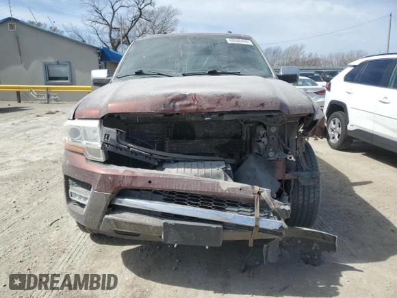 2017 Ford Expedition XLT z VIN 1FMJU1HT4HEA25507, wystawiony jako Copart lot #48868455 z przebiegiem 135 902 mil mil oraz Szkoda całkowita • Salvage title. Historia ofert i sprzedaży dostępna na DreamBid. Obrazek 5.