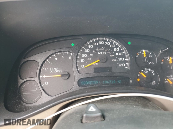 2005 Chevrolet Avalanche Z66 with VIN 3GNEC12Z95G286942, listed as a Copart auction lot 53997305 with 186,714 mi miles and Salvage title. Bid and sale history available at DreamBid. Image 9.