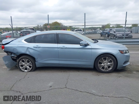 2015 Chevrolet Impala LT with VIN 1G1115SL4FU100098, listed as a IAAI auction lot 41917556 with 110,361 mi miles and . Bid and sale history available at DreamBid. Image 13.