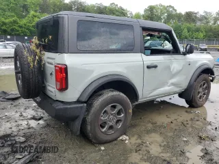 2024 Ford Bronco Big Bend with VIN 1FMDE7AH7RLB13323, listed as a Copart auction lot 56677485 with 1,357 mi miles and Salvage title. Bid and sale history available at DreamBid. Image 3.