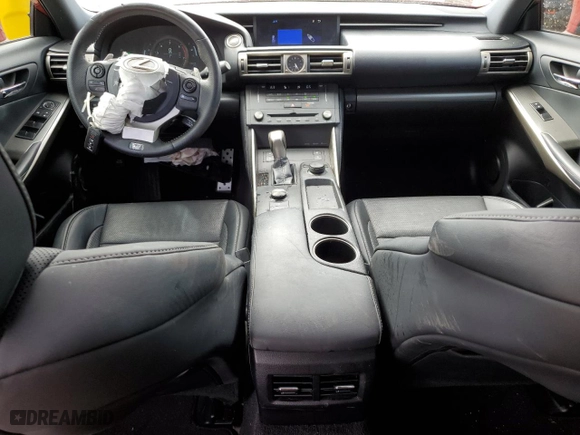 2016 Lexus IS 200t with VIN JTHBA1D2XG5002468, listed as a Copart auction lot 49843485 with 180,276 mi miles and Salvage Title. Bid and sale history available at carsss.com. Image 8.