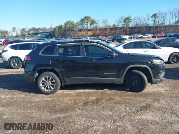 2019 Jeep Cherokee Latitude Plus with VIN 1C4PJMLB2KD261304, listed as a IAAI auction lot 41877500 with 76,442 mi miles and . Bid and sale history available at DreamBid. Image 13.