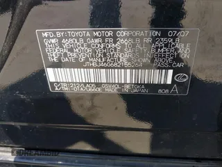 2008 Lexus ES 330 z VIN JTHBJ46G682155264, wystawiony jako IAAI lot #42477922 z przebiegiem 111 618 mil mil oraz . Historia ofert i sprzedaży dostępna na DreamBid. Obrazek 9.