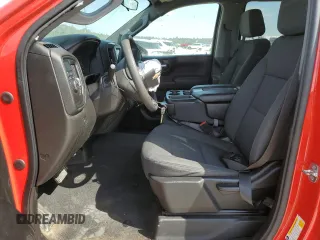2021 Chevrolet Silverado 1500 Custom with VIN 1GCRWBEK2MZ296829, listed as a Copart auction lot 52145575 with 96,109 mi miles and Salvage Title. Bid and sale history available at DreamBid. Image 7.