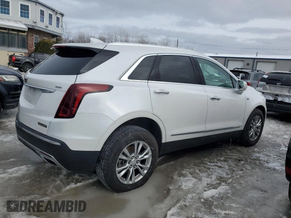 2020 Cadillac XT5 Premium Luxury AWD with VIN 1GYKNDRS6LZ121017, listed as a Copart auction lot 42647785 with 81,296 mi miles and Salvage Title. Bid and sale history available at DreamBid. Image 3.