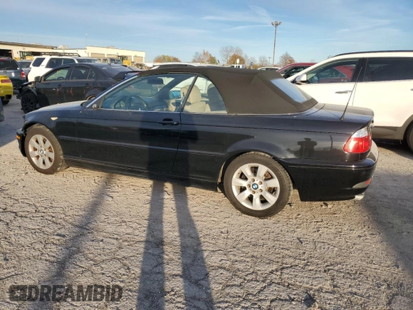 2005 BMW 3 Series 325Ci with VIN WBABW33445PL36026, listed as a Copart auction lot 79964594 with 151,444 mi miles and Clean Title. Bid and sale history available at carsss.com. Image 2.