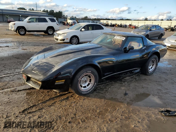 1981 Chevrolet Corvette with VIN 1G1AY8760B5101124, listed as a Copart auction lot 87115654 with 55,201 mi miles and Clean Title. Bid and sale history available at carsss.com. Image 1.