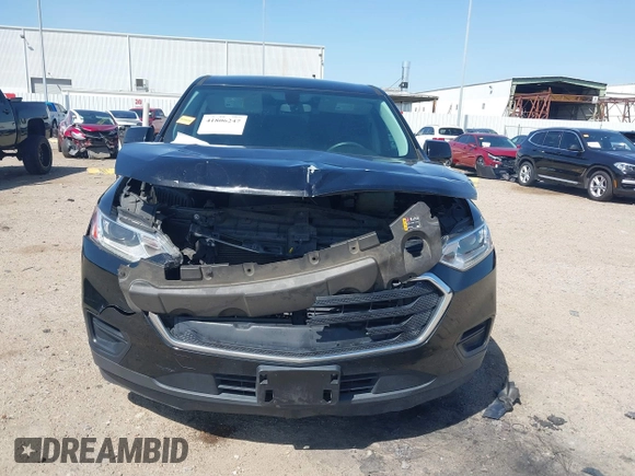 2019 Chevrolet Traverse LS with VIN 1GNERFKW1KJ310856, listed as a IAAI auction lot 41806247 with 88,501 mi miles. Bid and sale history available at carsss.com. Image 12.