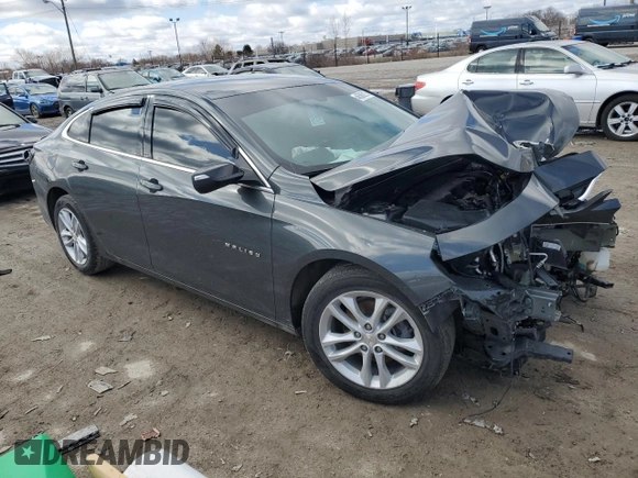 2017 Chevrolet Malibu LT with VIN 1G1ZE5ST2HF243422, listed as a Copart auction lot 46588215 with 43,923 mi miles and Salvage Title. Bid and sale history available at DreamBid. Image 4.