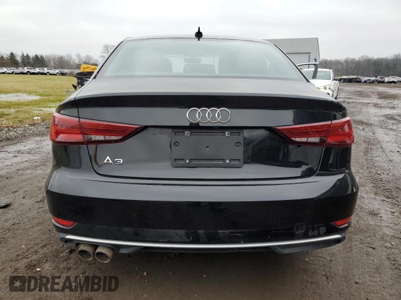 2017 Audi A3 Sedan Premium with VIN WAUAUGFF5H1041806, listed as a Copart auction lot 81846793 with 125,038 mi miles. Bid and sale history available at carsss.com. Image 6.