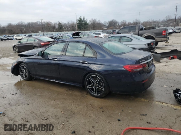 2023 Mercedes-Benz E 450 with VIN W1KZF5KBXPB138070, listed as a Copart auction lot 47026175 with 40,503 mi miles and Salvage Title. Bid and sale history available at DreamBid. Image 2.