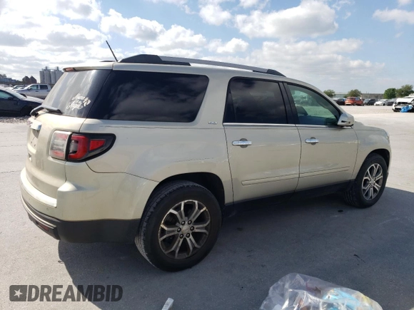 2013 GMC Acadia SLT z VIN 1GKKRRKD5DJ198260, wystawiony jako Copart lot #52560975 z przebiegiem 173 499 mil mil oraz Szkoda całkowita • Salvage title. Historia ofert i sprzedaży dostępna na DreamBid. Obrazek 3.